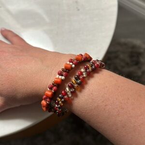 Pier 1 metal bracelets bundle (2)